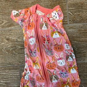 Little Sleepies - Boho Bunnies Shorties (6-12 mo)